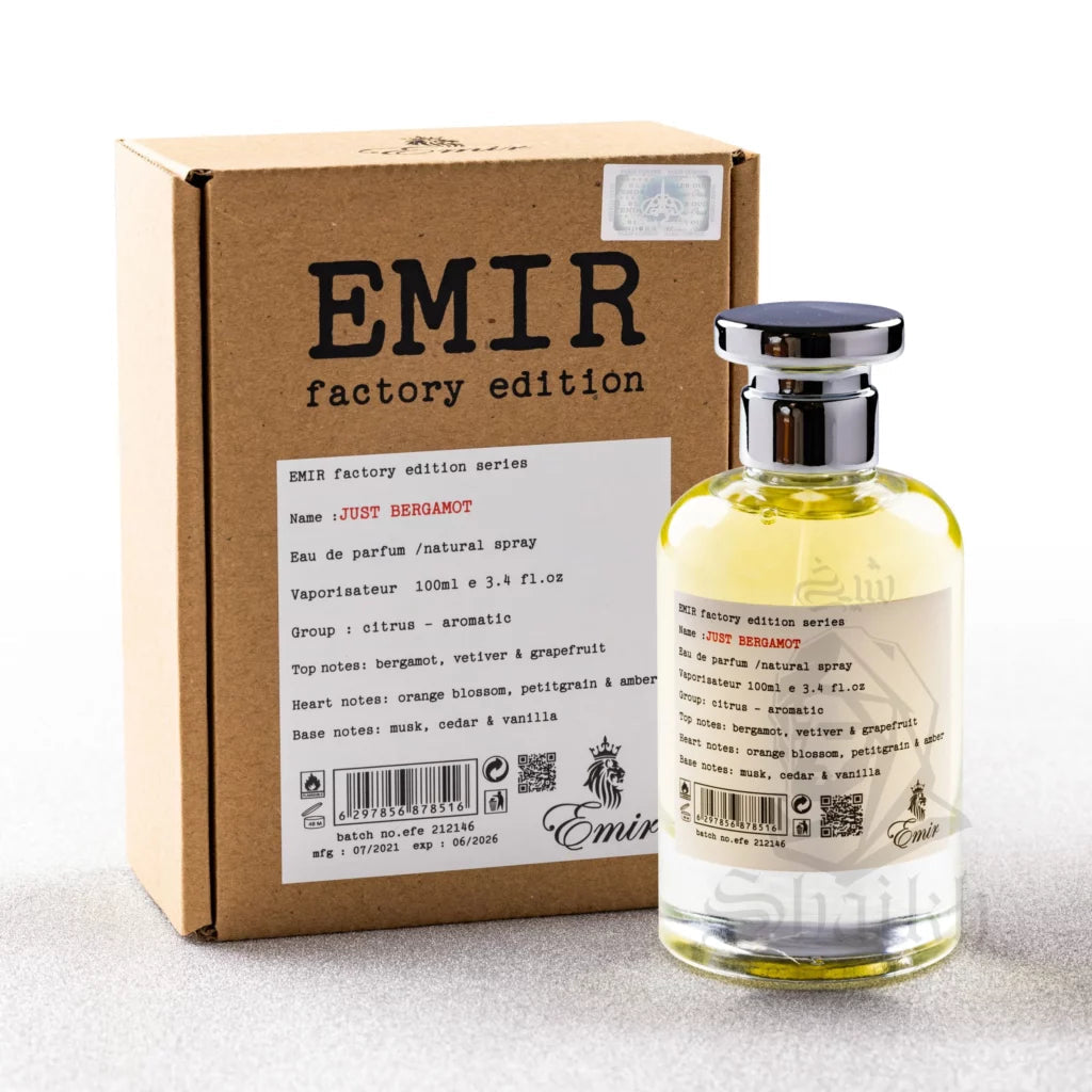 Emir - Just Bergamot Factory Edition - 100ml